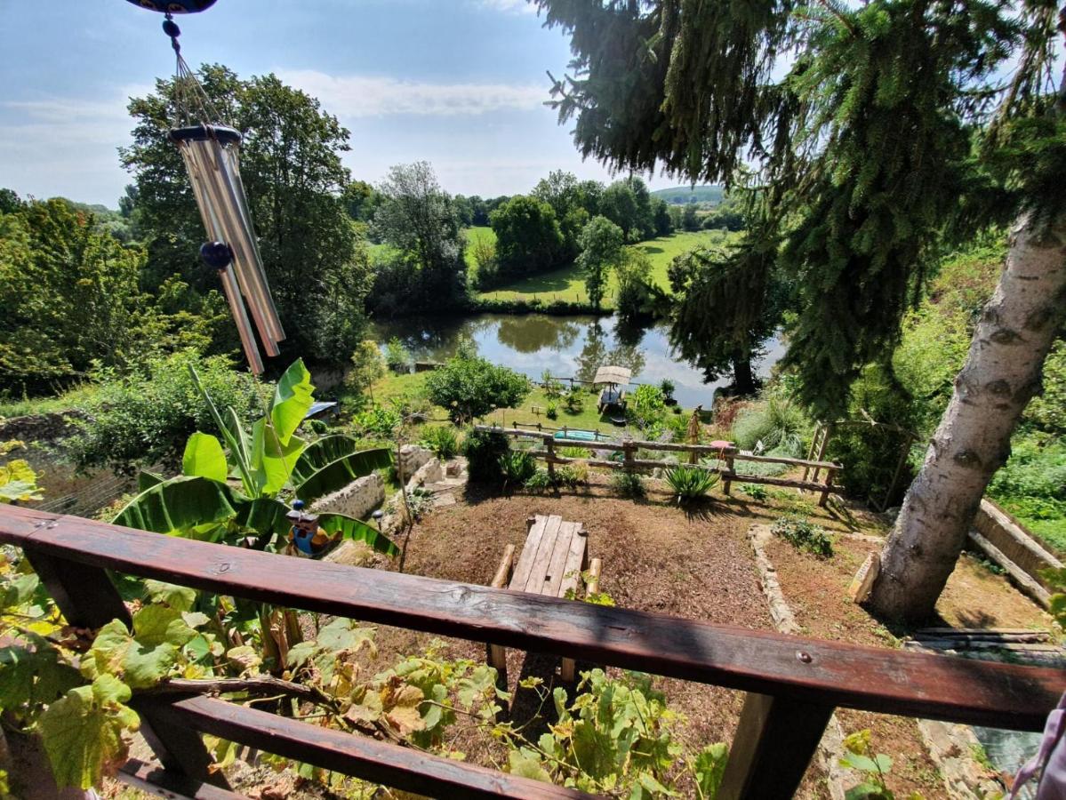 Le Cottage Belmontais, Maison Individuelle, Vue Panoramique Sur La Riviere Beaumont-sur-Sarthe Екстер'єр фото